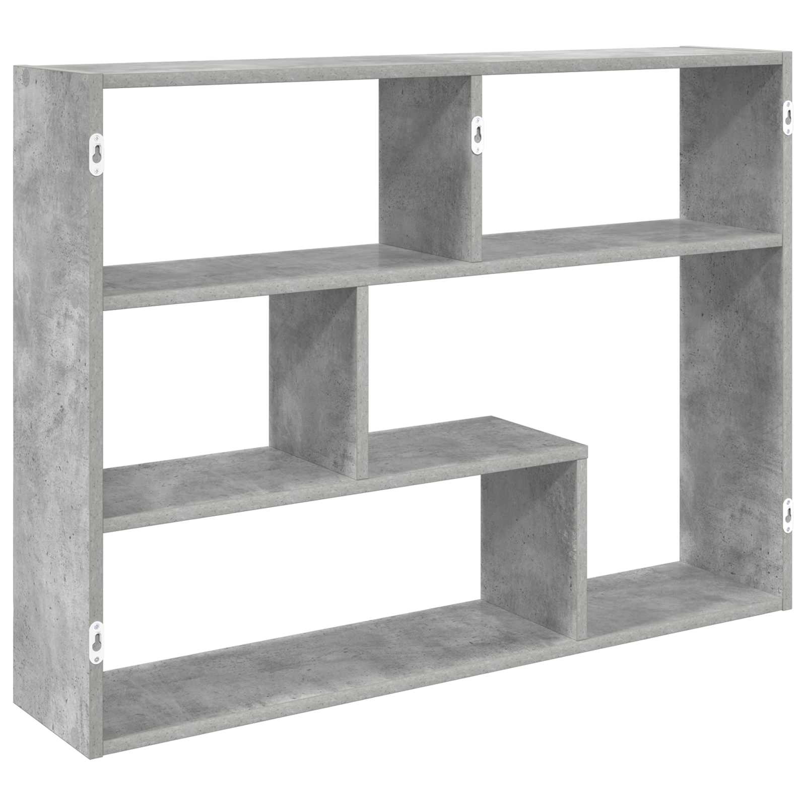 Scaffale da parete A parete Grigio Cemento 95 x 20 x 69,5 cm | homemem39