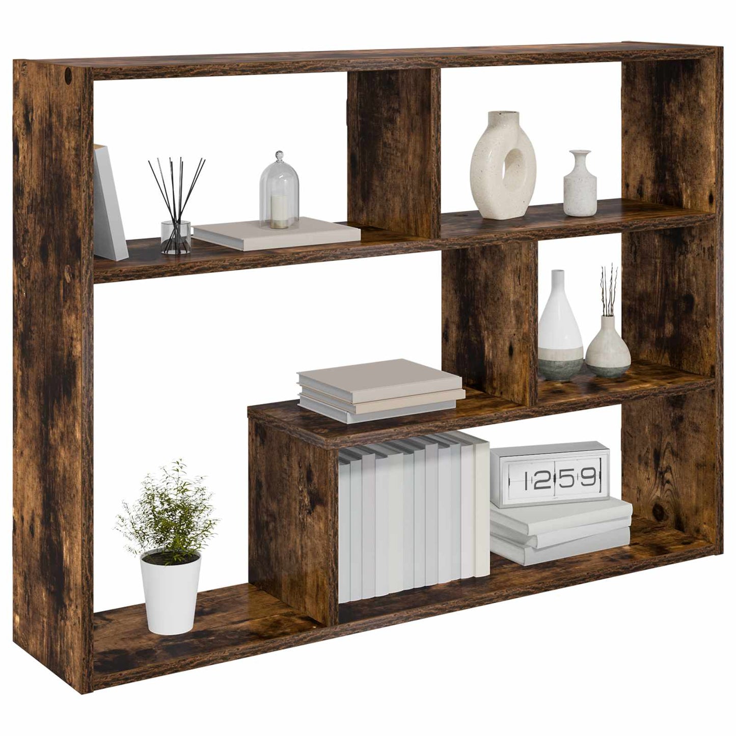Scaffale da parete A parete Rovere Fumo 95 x 20 x 69,5 cm | homemem39