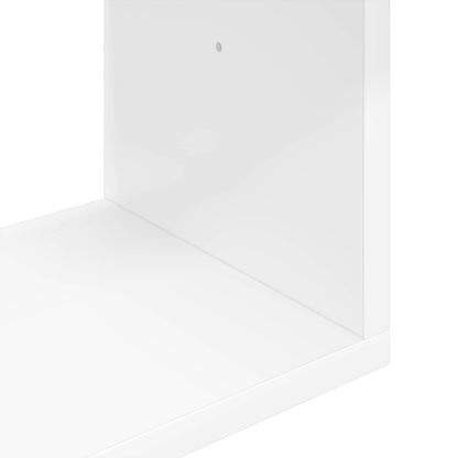 Scaffale da parete Bianco 70 x 20 x 100 cm Legno ingegnerizzato | homemem39