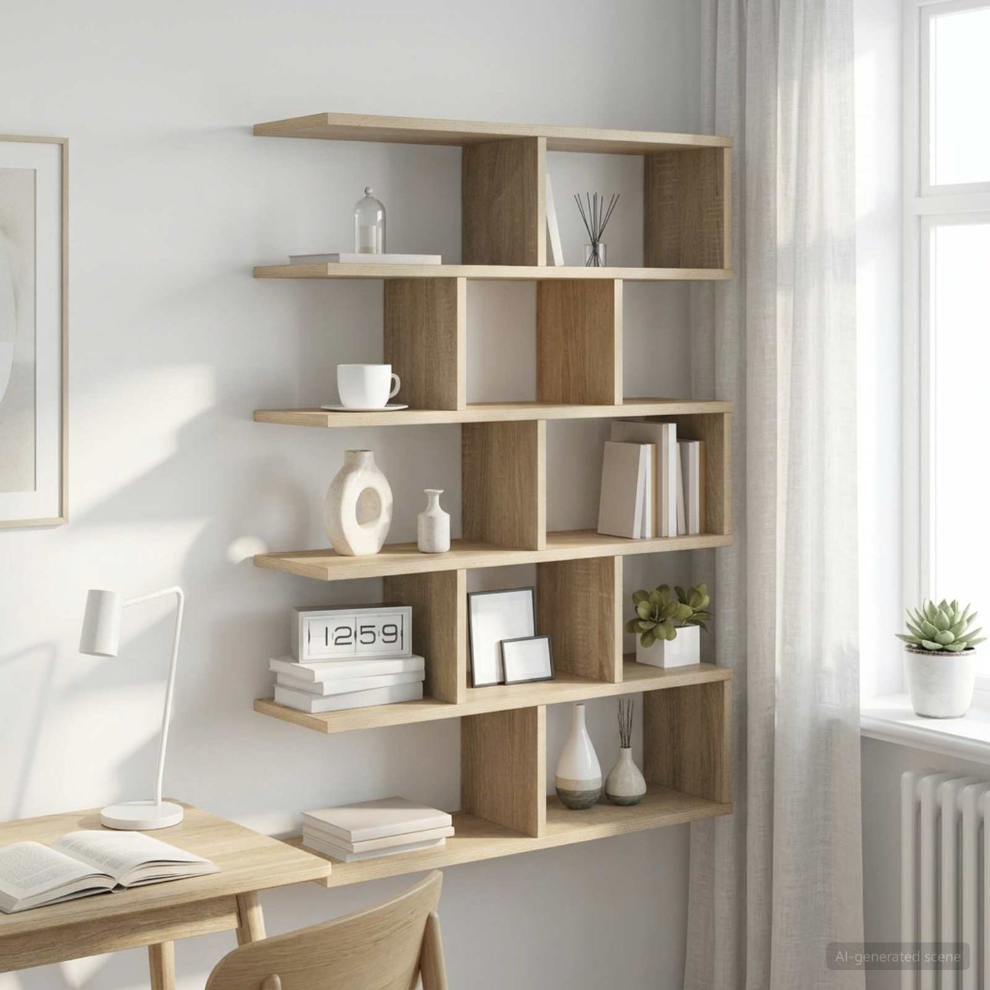 Scaffale da parete Rovere Sonoma 70 x 20 x 100 cm | homemem39
