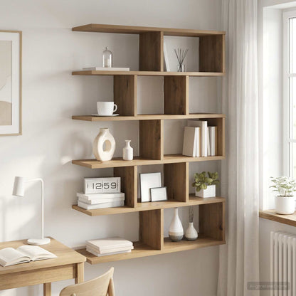 Scaffale da parete Rovere Artigianale 70 x 20 x 100 cm | homemem39