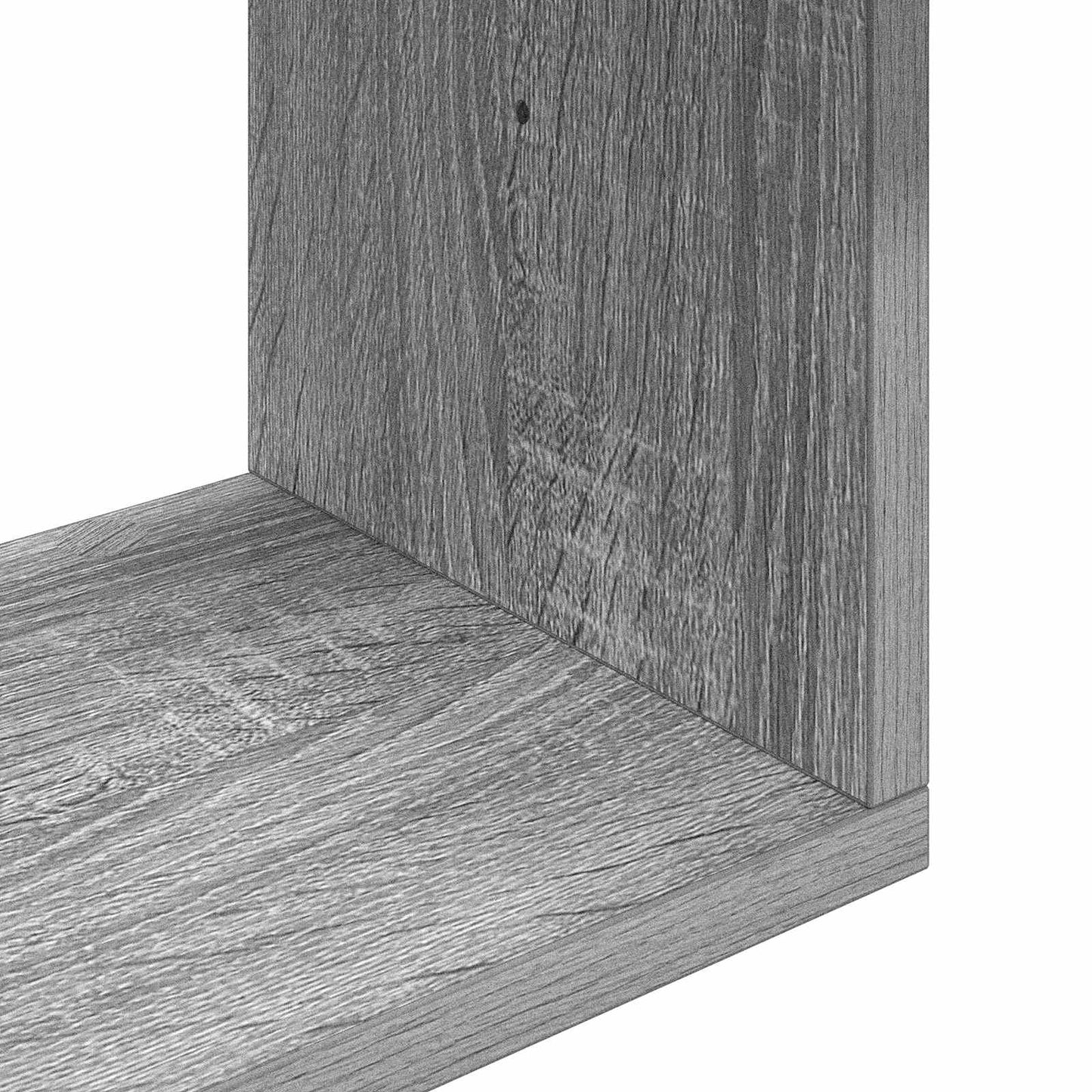 Scaffale da parete Sonoma grigio 60 x 11 x 60 cm | homemem39