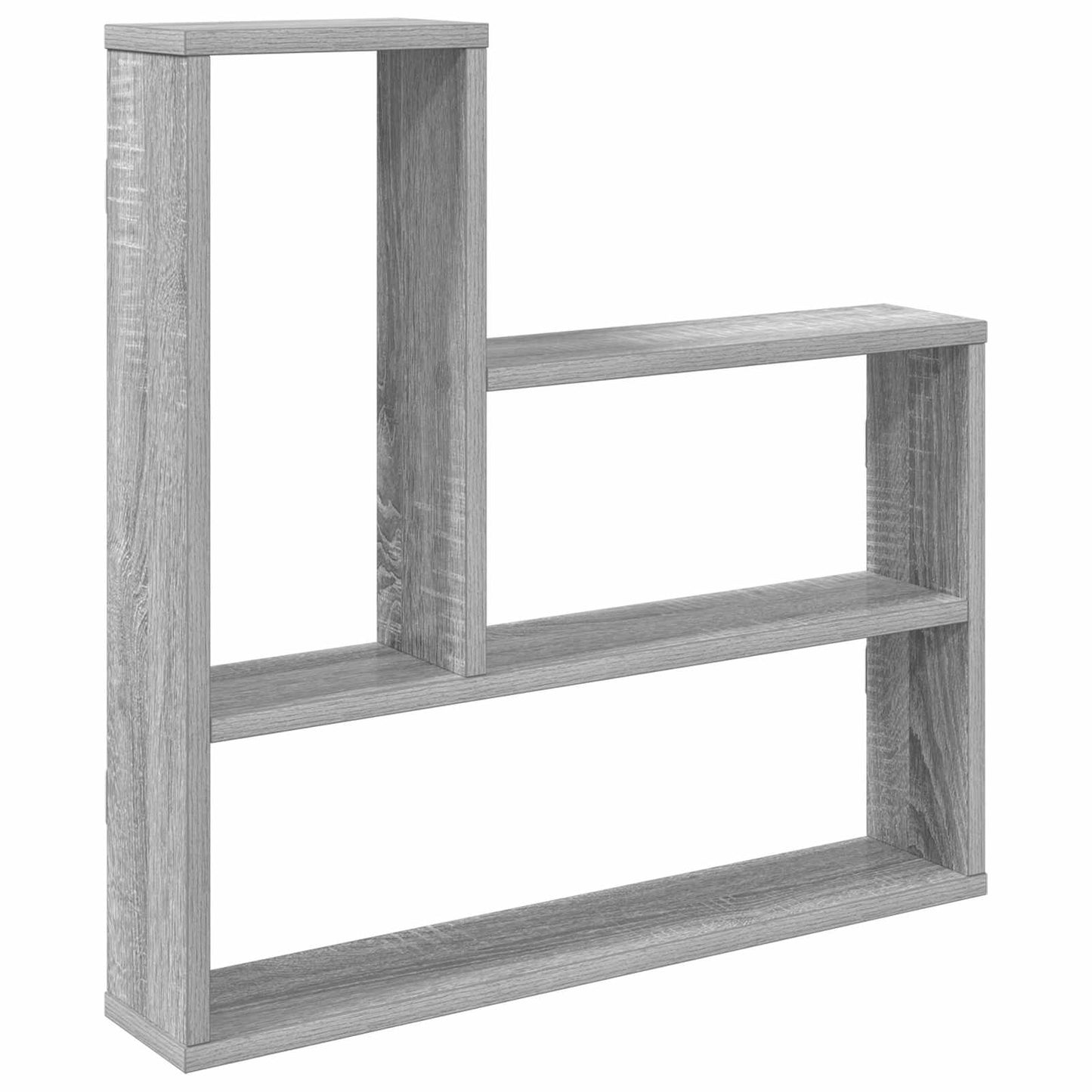 Scaffale da parete Sonoma grigio 60 x 11 x 60 cm | homemem39