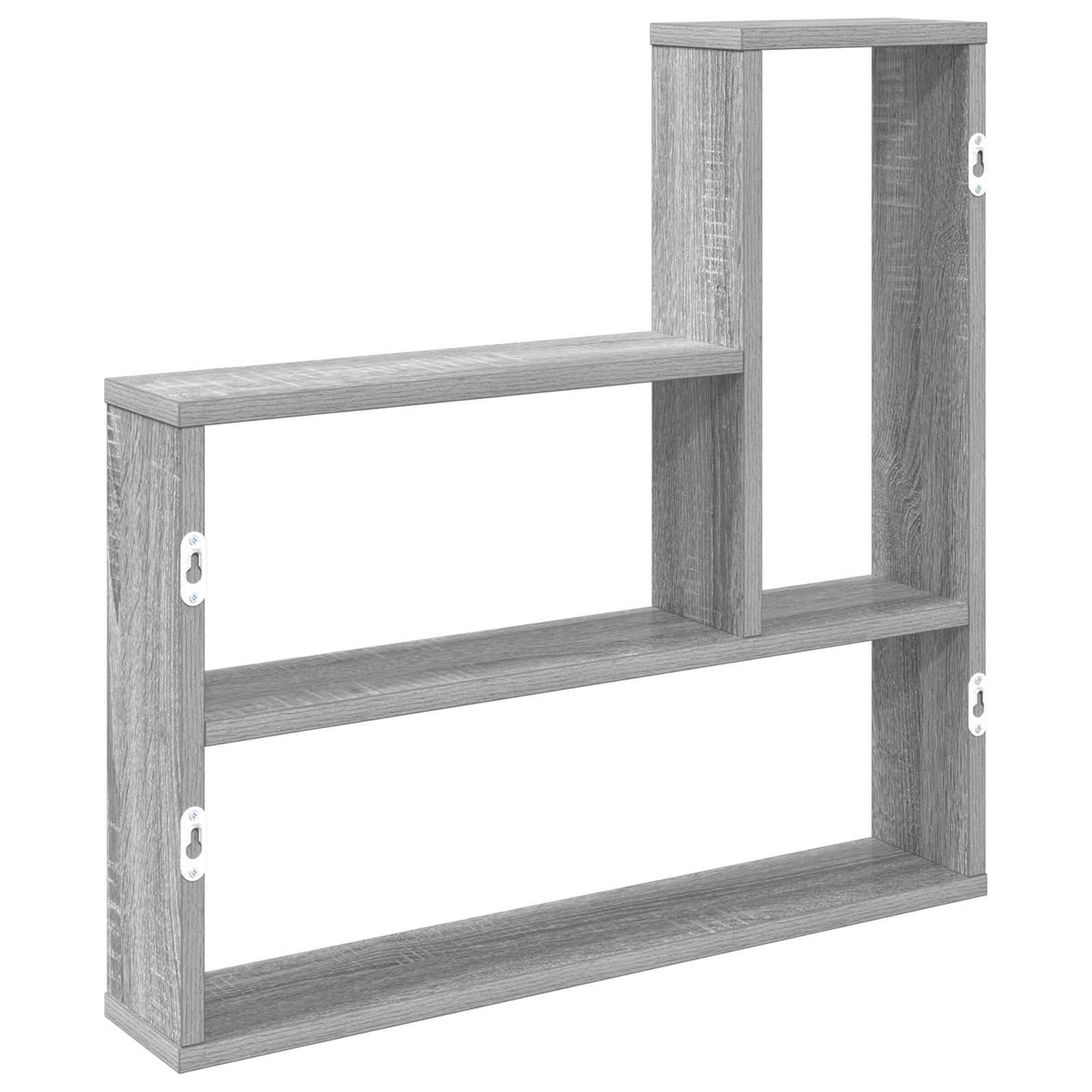Scaffale da parete Sonoma grigio 60 x 11 x 60 cm | homemem39