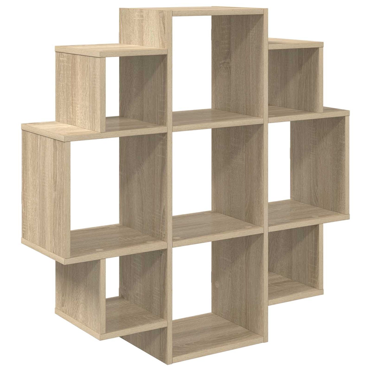 Scaffale da parete Rovere Sonoma 90 x 25 x 90 cm