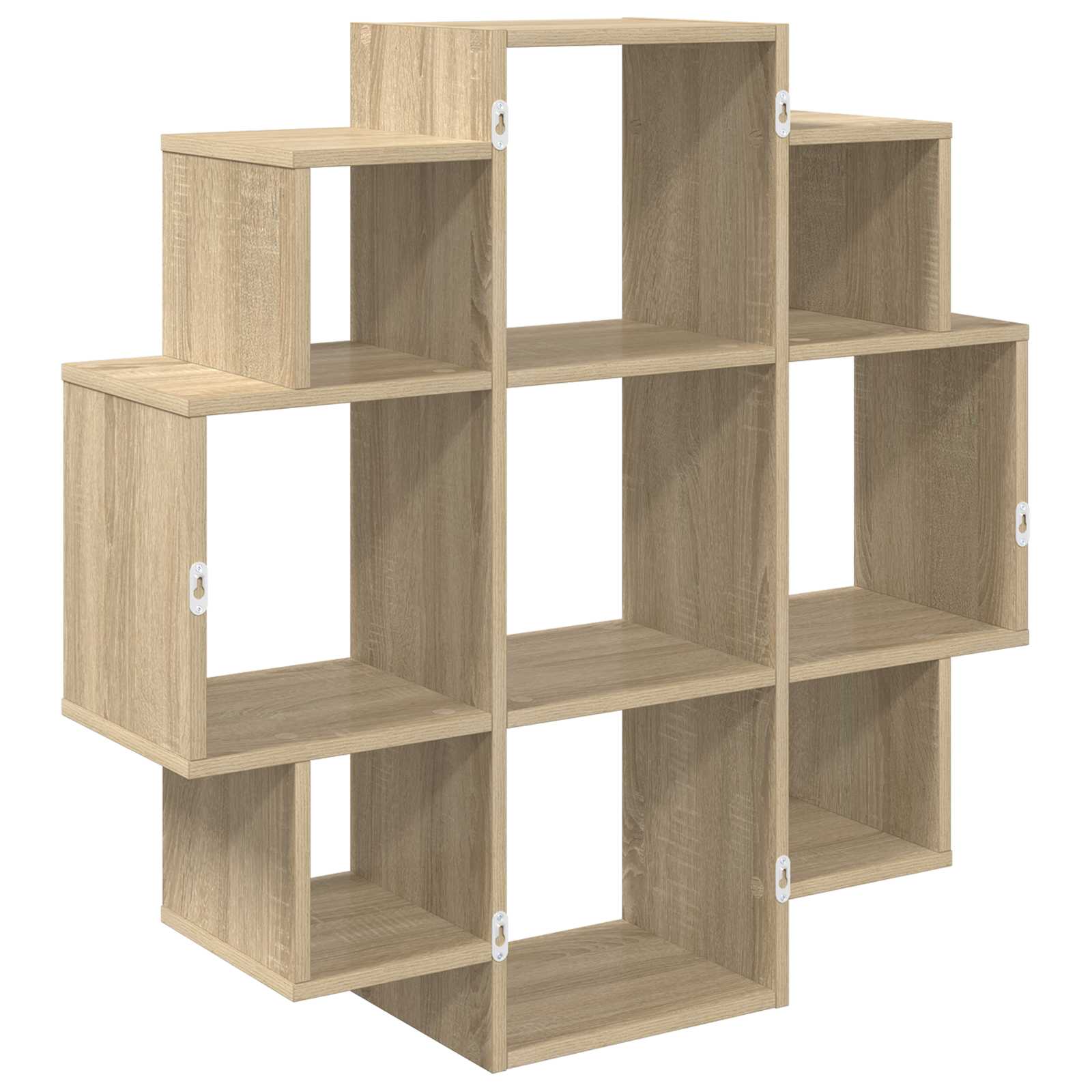 Scaffale da parete Rovere Sonoma 90 x 25 x 90 cm | homemem39