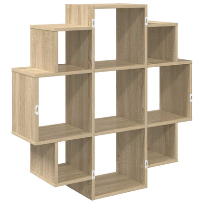 Scaffale da parete Rovere Sonoma 90 x 25 x 90 cm | homemem39