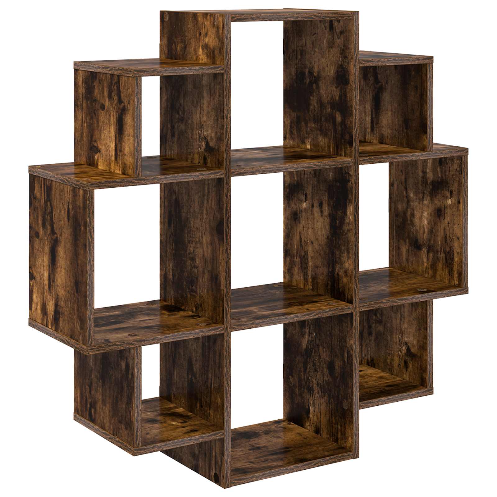 Scaffale da parete Rovere Fumo 90 x 25 x 90 cm | homemem39