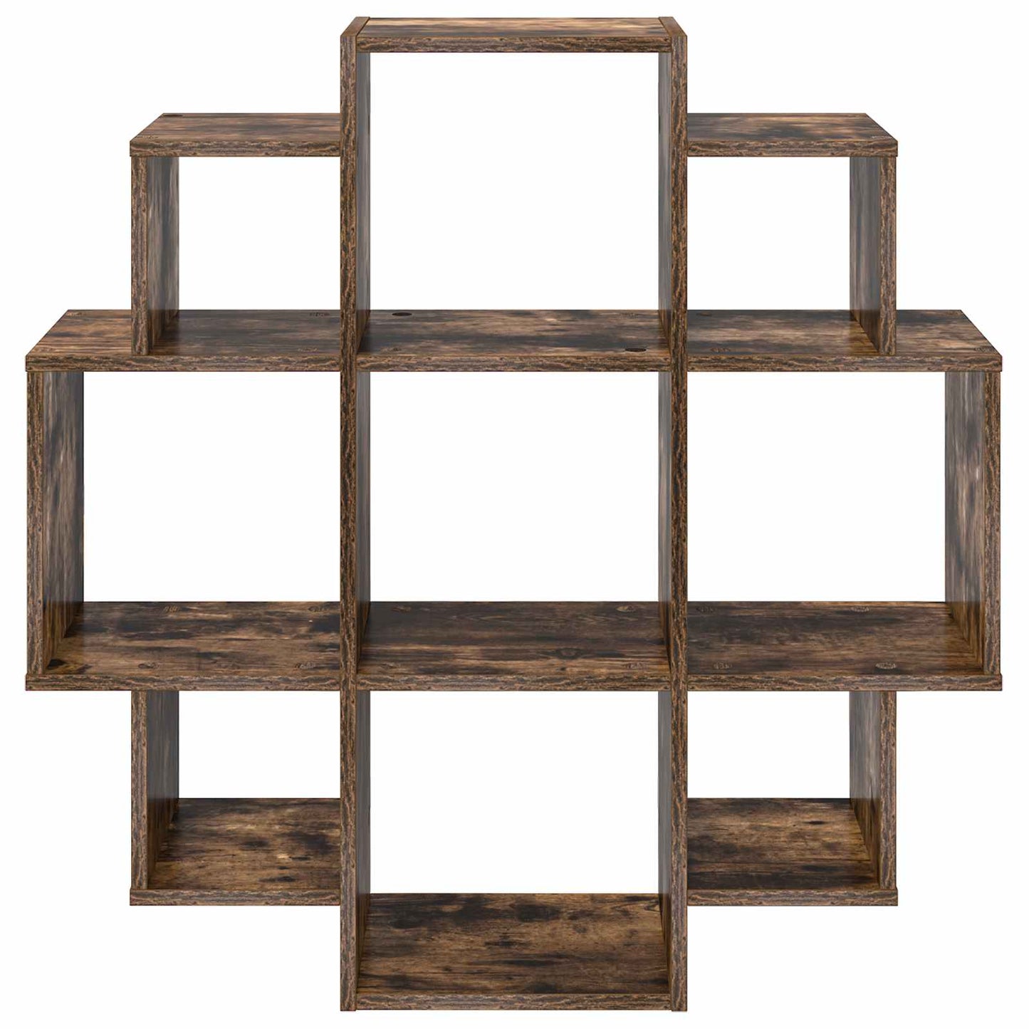 Scaffale da parete Rovere Fumo 90 x 25 x 90 cm | homemem39