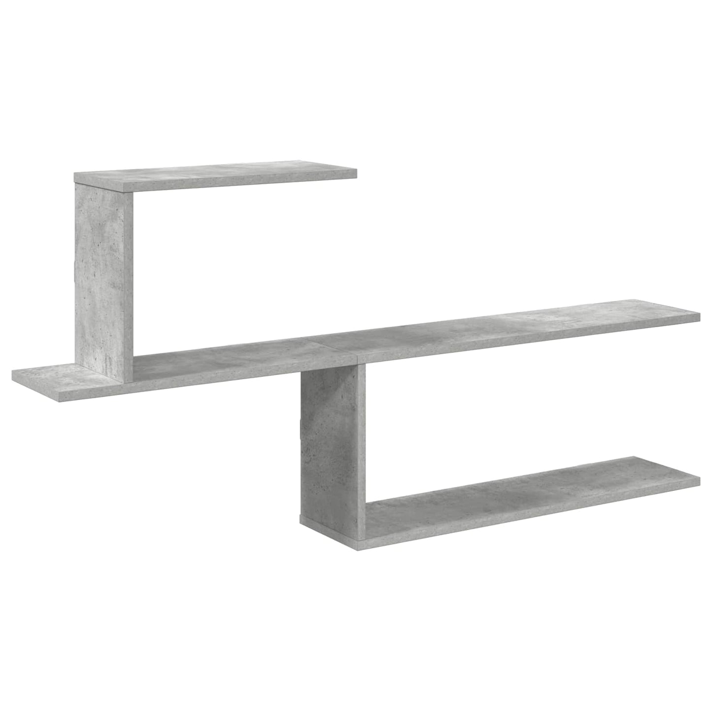 Scaffale da parete Grigio Cemento 122 x 18 x 60 cm | homemem39