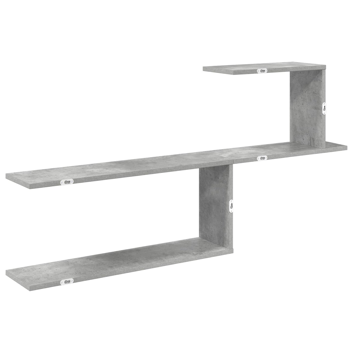 Scaffale da parete Grigio Cemento 122 x 18 x 60 cm | homemem39