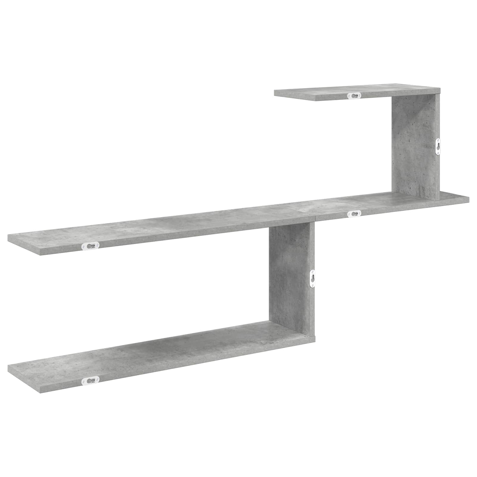 Scaffale da parete Grigio Cemento 122 x 18 x 60 cm | homemem39