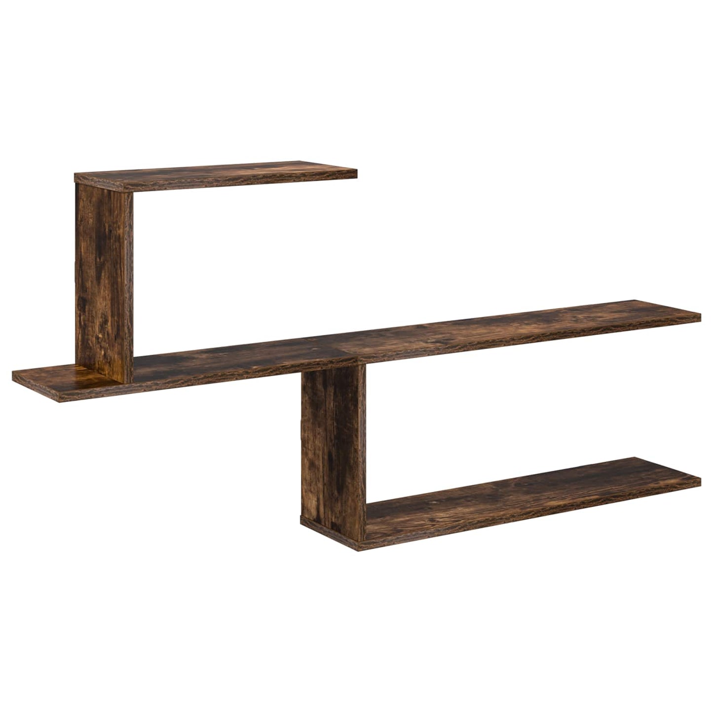 Scaffale da parete Rovere Fumo 122 x 18 x 60 cm | homemem39