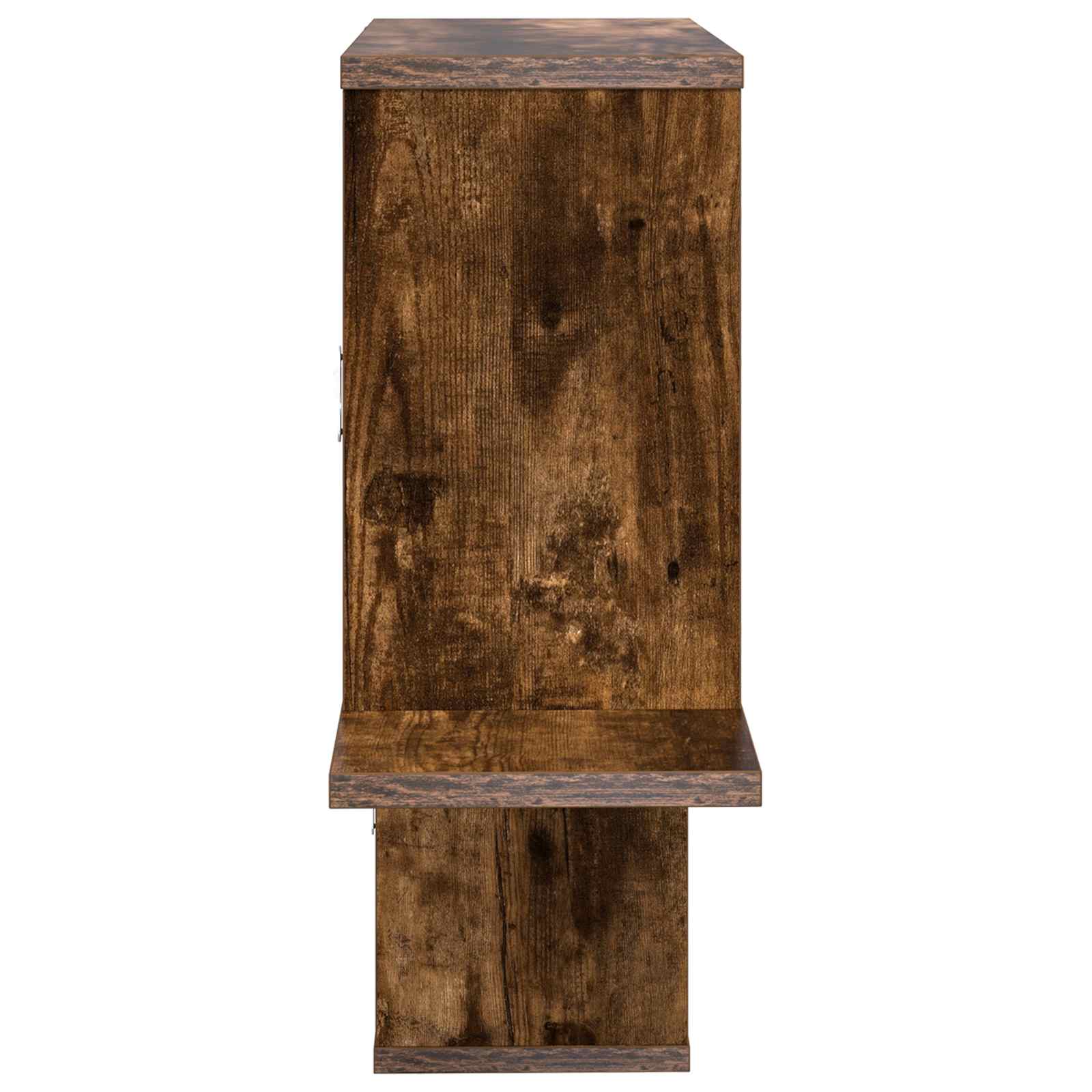 Scaffale da parete Rovere Fumo 122 x 18 x 60 cm | homemem39