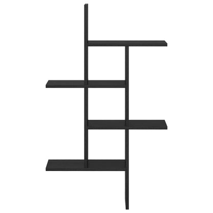 Scaffale da parete Rovere Nero 61 x 15 x 102 cm | homemem39