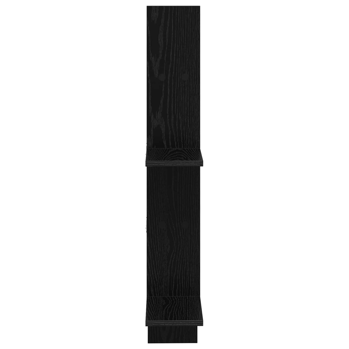 Scaffale da parete Rovere Nero 61 x 15 x 102 cm | homemem39