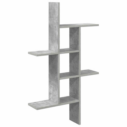 Scaffale da parete Grigio Cemento 61 x 15 x 102 cm | homemem39