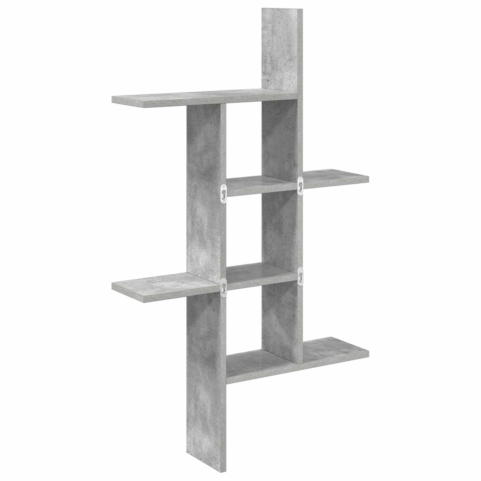 Scaffale da parete Grigio Cemento 61 x 15 x 102 cm | homemem39