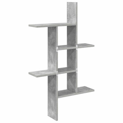 Scaffale da parete Grigio Cemento 61 x 15 x 102 cm | homemem39