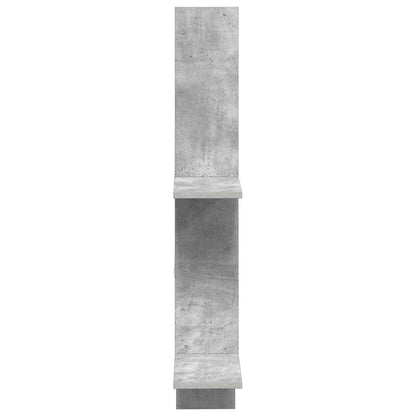 Scaffale da parete Grigio Cemento 61 x 15 x 102 cm | homemem39