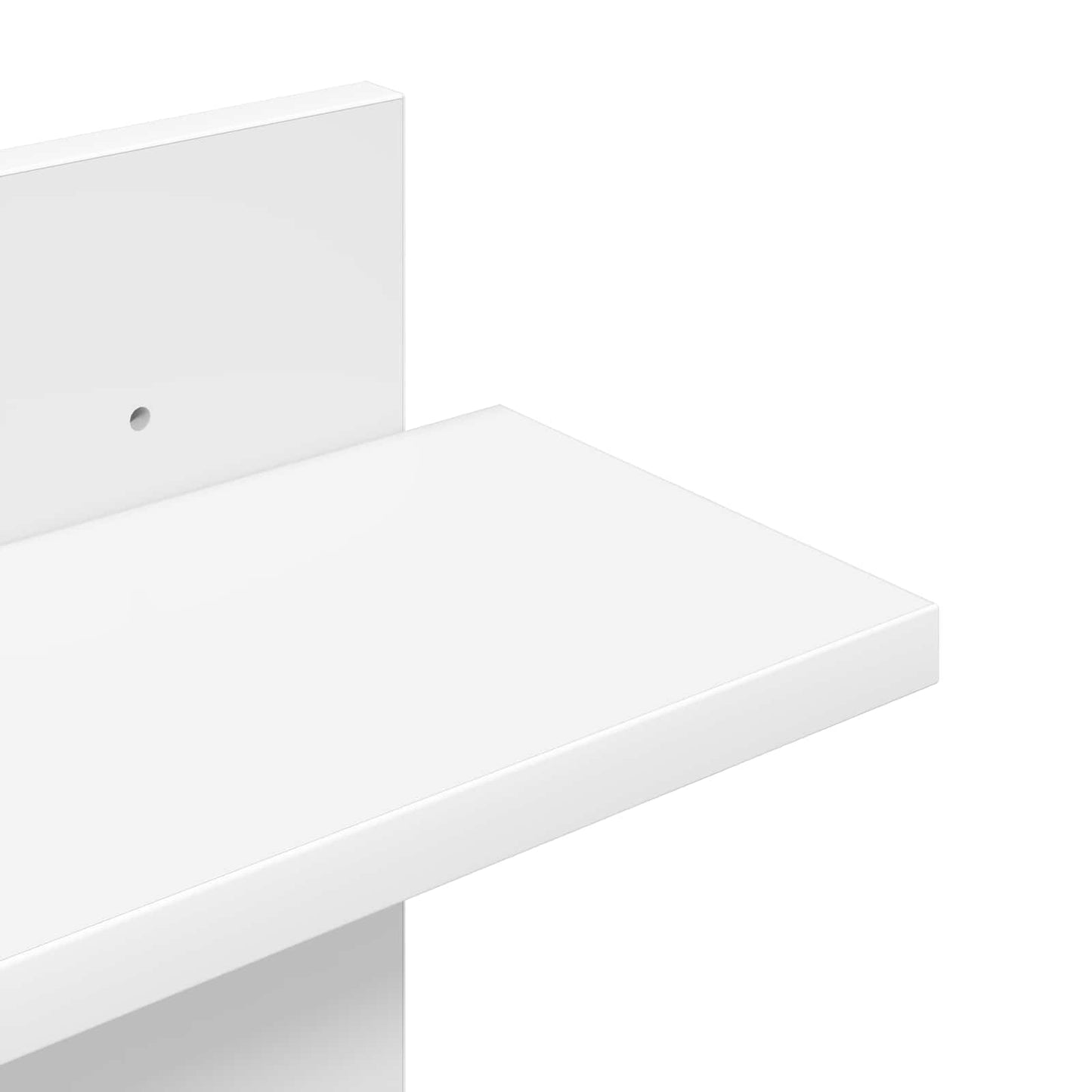 Mensola a muro flottante Bianco 48,5 x 15 x 101 cm | homemem39