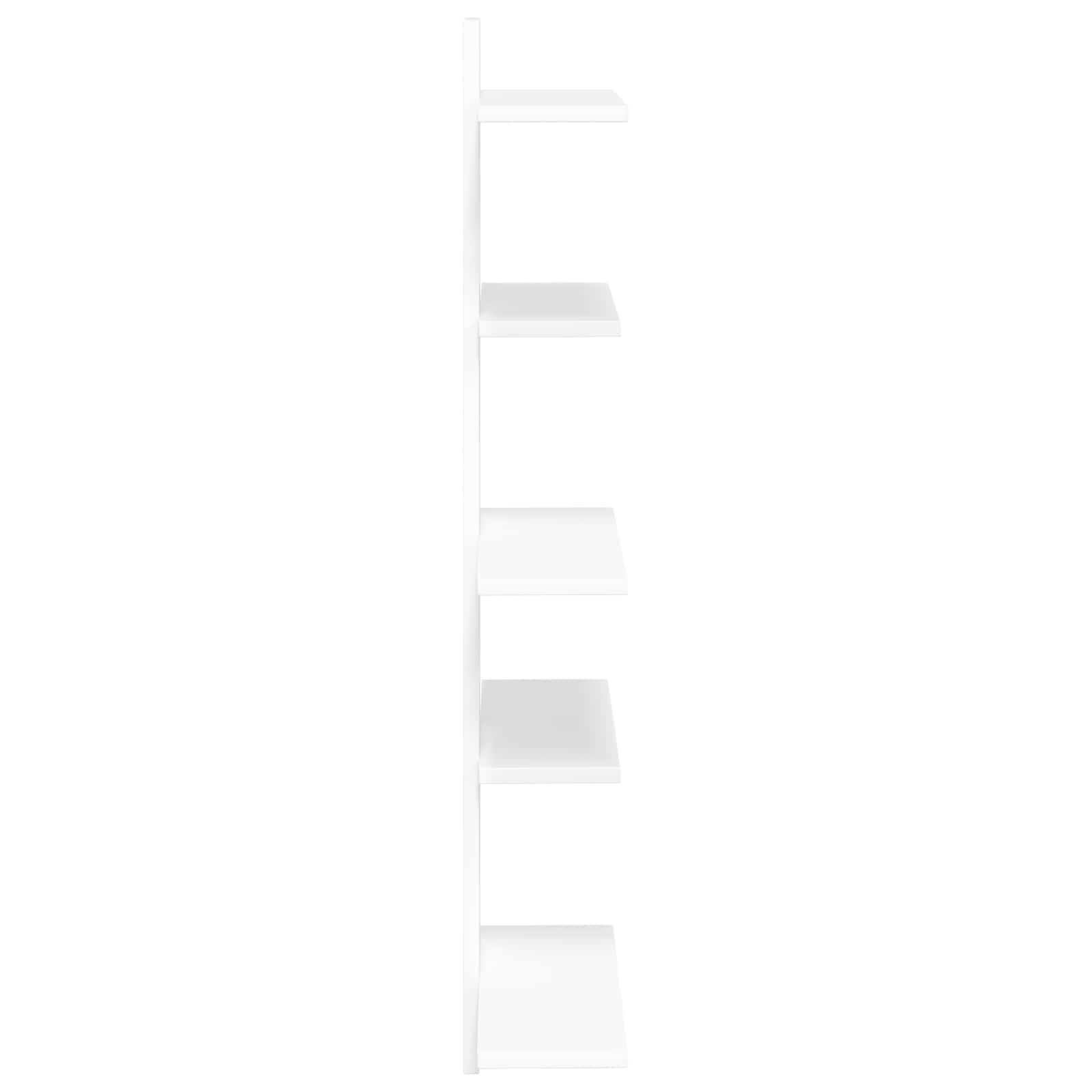 Mensola a muro flottante Bianco 48,5 x 15 x 101 cm | homemem39