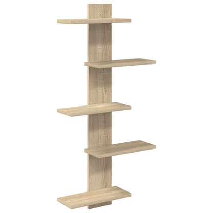 Mensola a muro flottante Rovere Sonoma 48,5 x 15 x 101 cm | homemem39