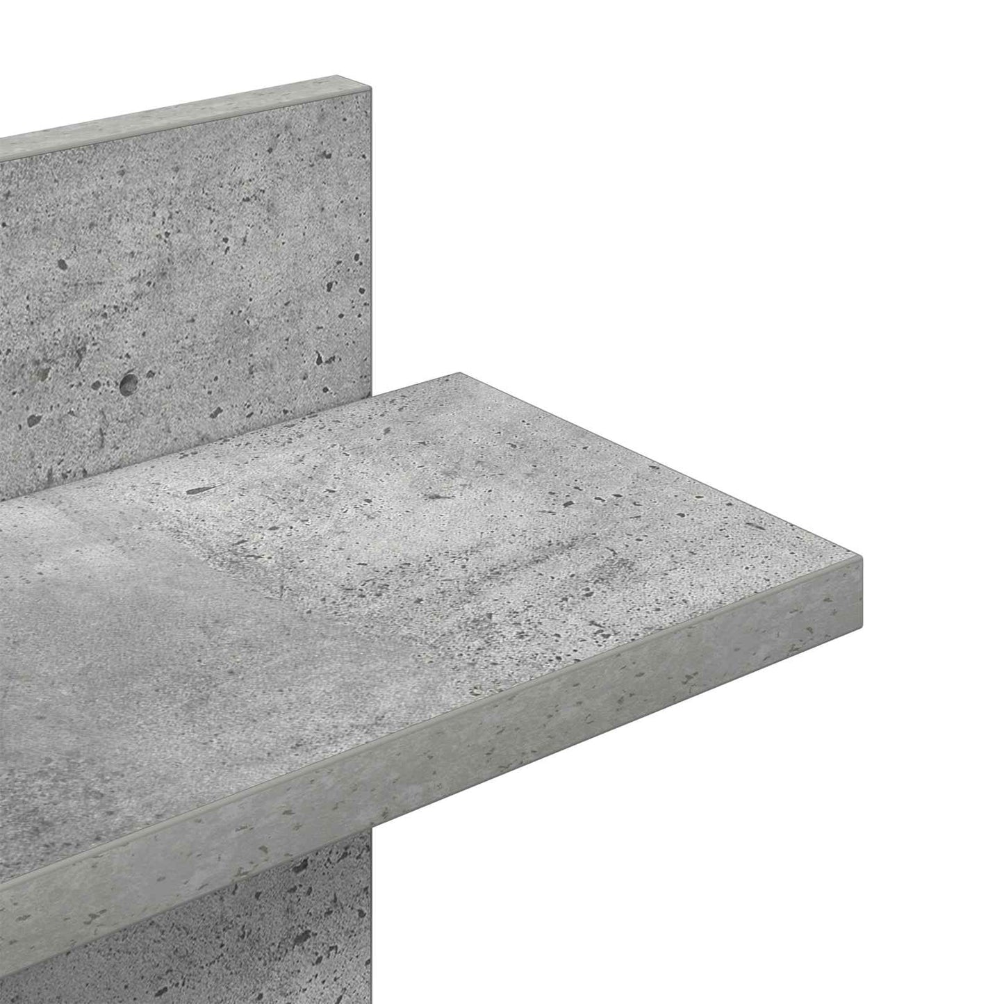Mensola a muro flottante Grigio Cemento 48,5 x 15 x 101 cm | homemem39
