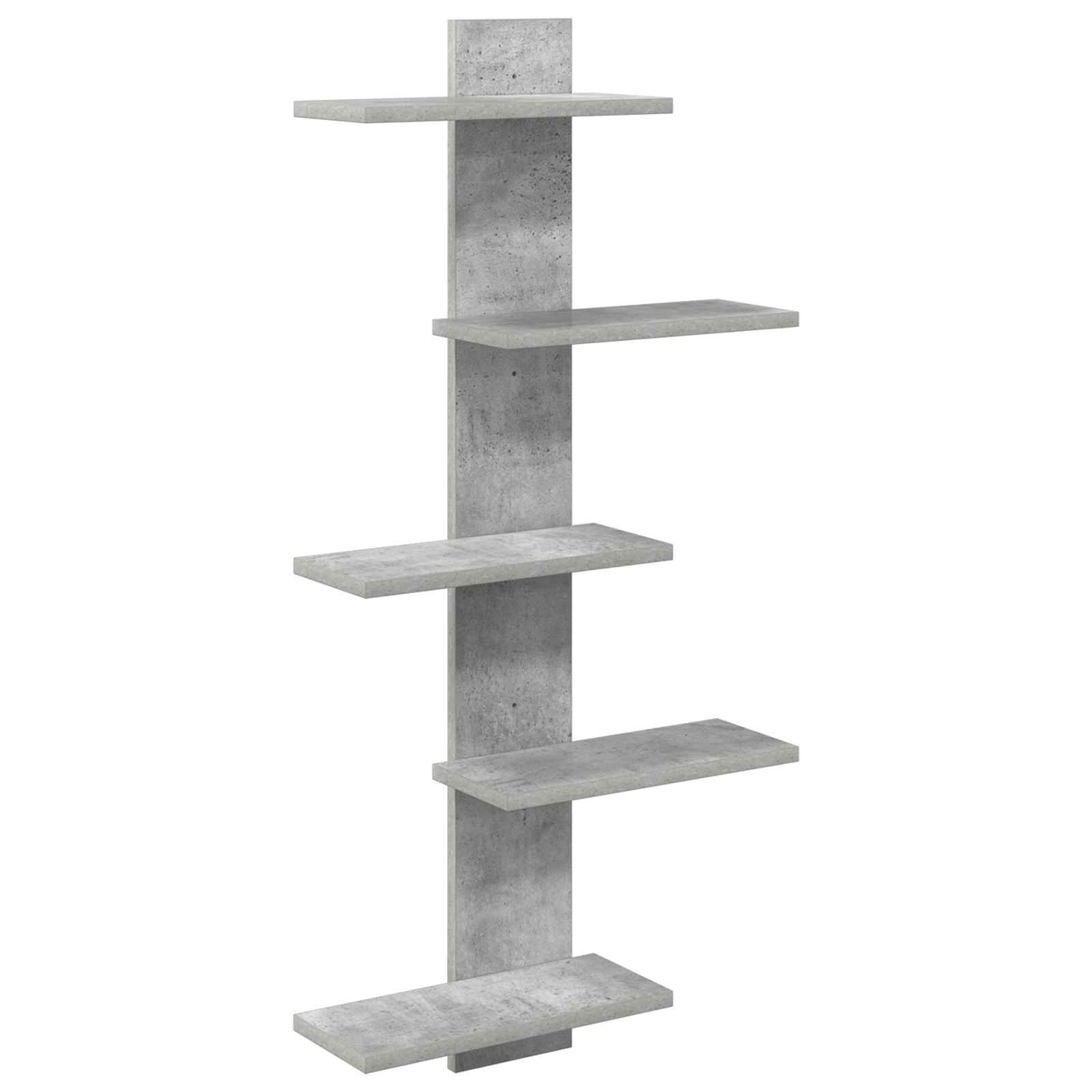 Mensola a muro flottante Grigio Cemento 48,5 x 15 x 101 cm | homemem39