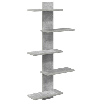 Mensola a muro flottante Grigio Cemento 48,5 x 15 x 101 cm | homemem39