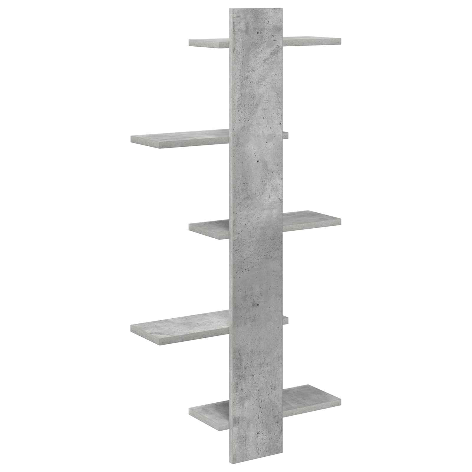 Mensola a muro flottante Grigio Cemento 48,5 x 15 x 101 cm | homemem39