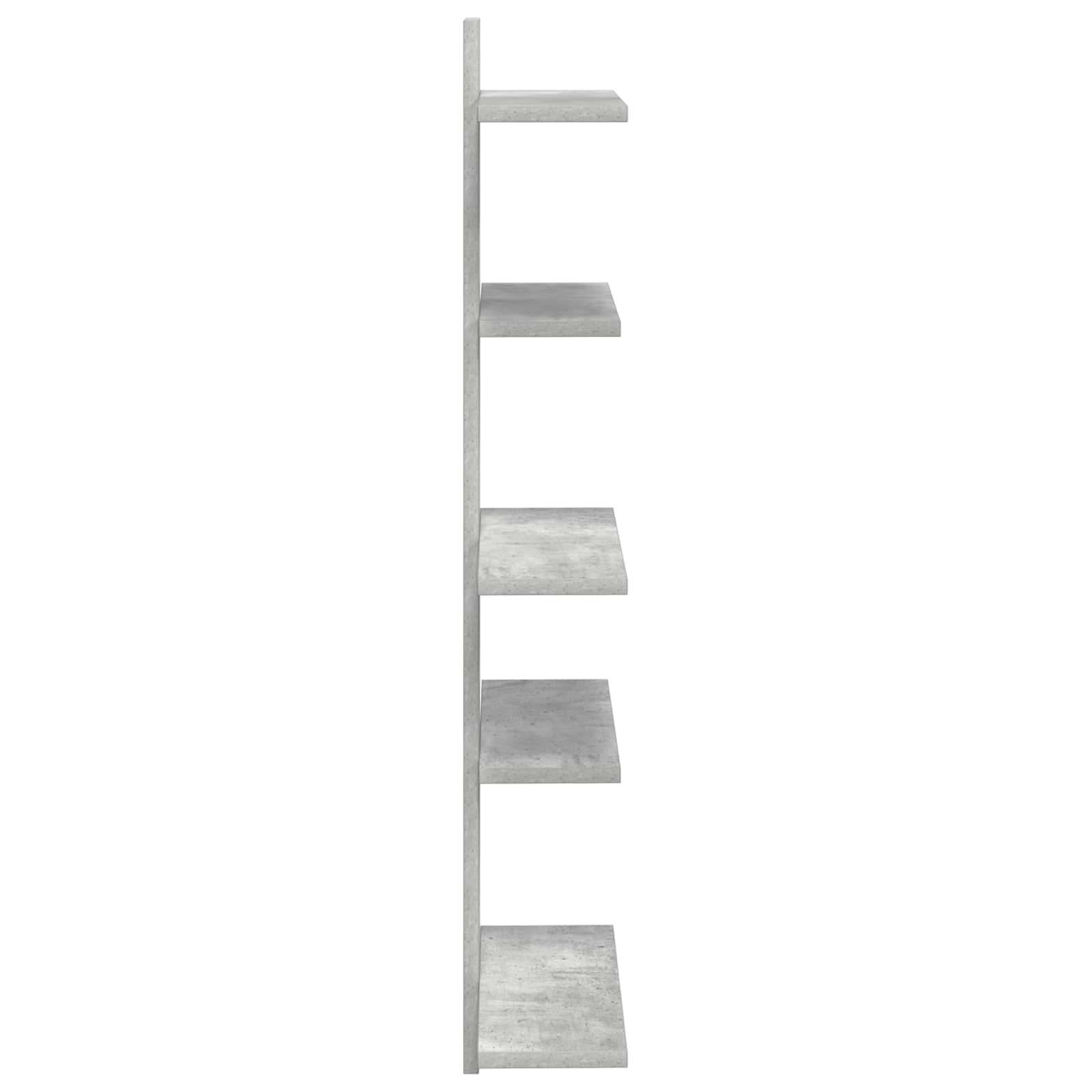 Mensola a muro flottante Grigio Cemento 48,5 x 15 x 101 cm | homemem39