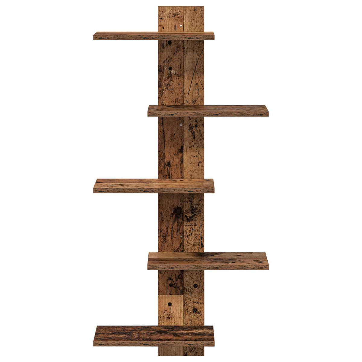 Mensola a muro flottante Legno antico 48,5 x 15 x 101 cm | homemem39