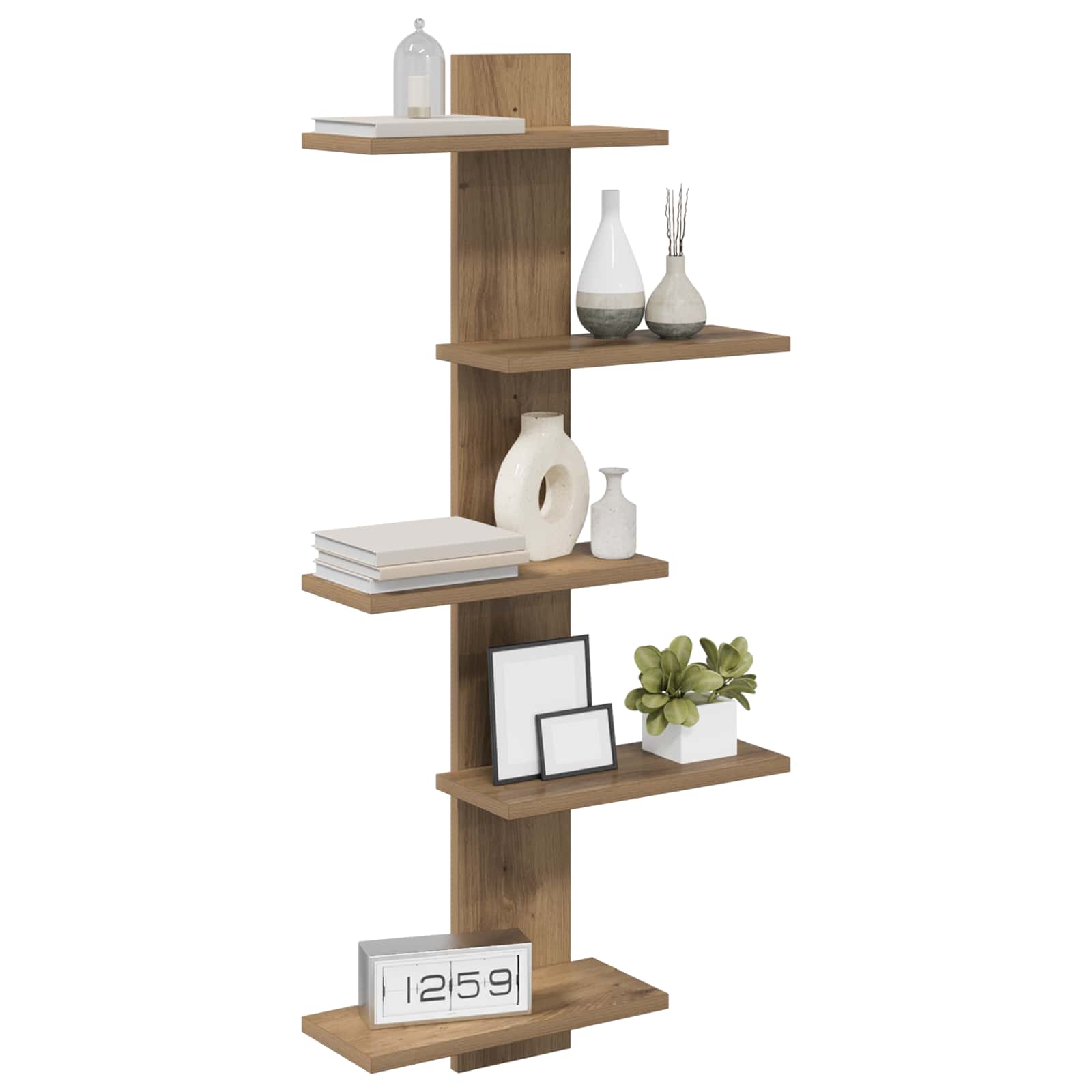 Mensola a muro flottante Rovere Artigianale 48,5 x 15 x 101 cm | homemem39
