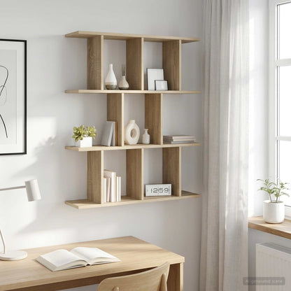 Scaffale da parete Rovere Sonoma 80 x 20 x 96 cm | homemem39