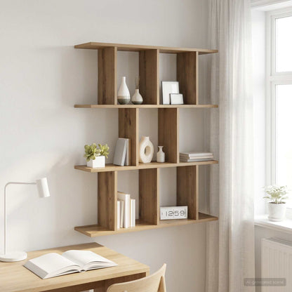 Scaffale da parete Rovere Artigianale 102 x 20 x 96 cm | homemem39