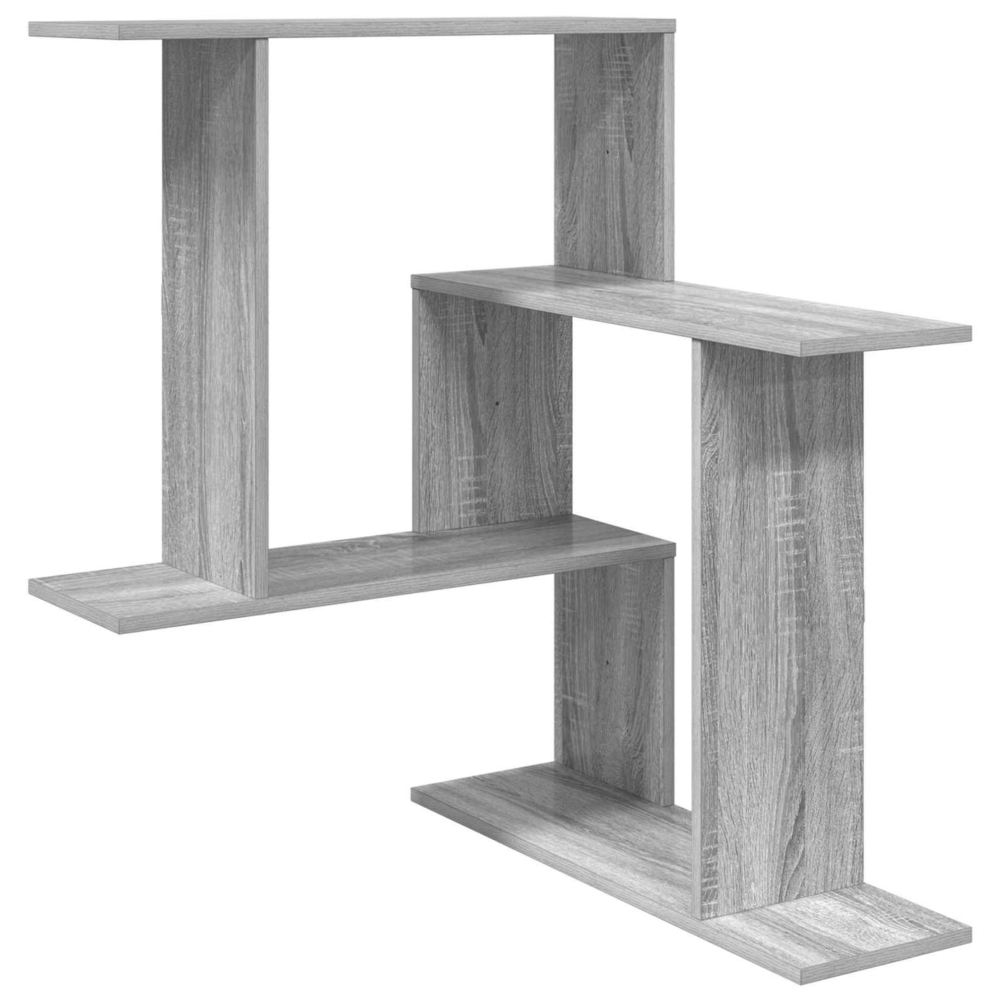 Scaffale da parete Sonoma grigio 67 x 67 x 87 cm