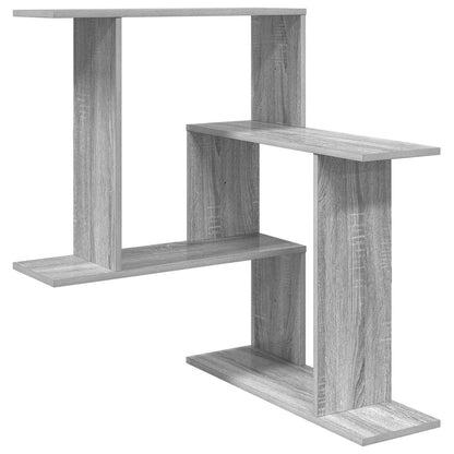 Scaffale da parete Sonoma grigio 67 x 67 x 87 cm