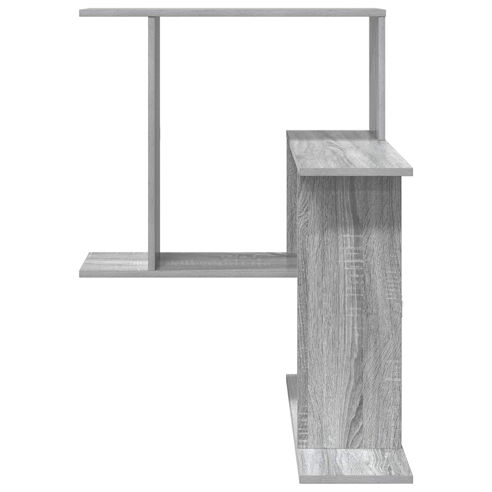 Scaffale da parete Sonoma grigio 67 x 67 x 87 cm | homemem39