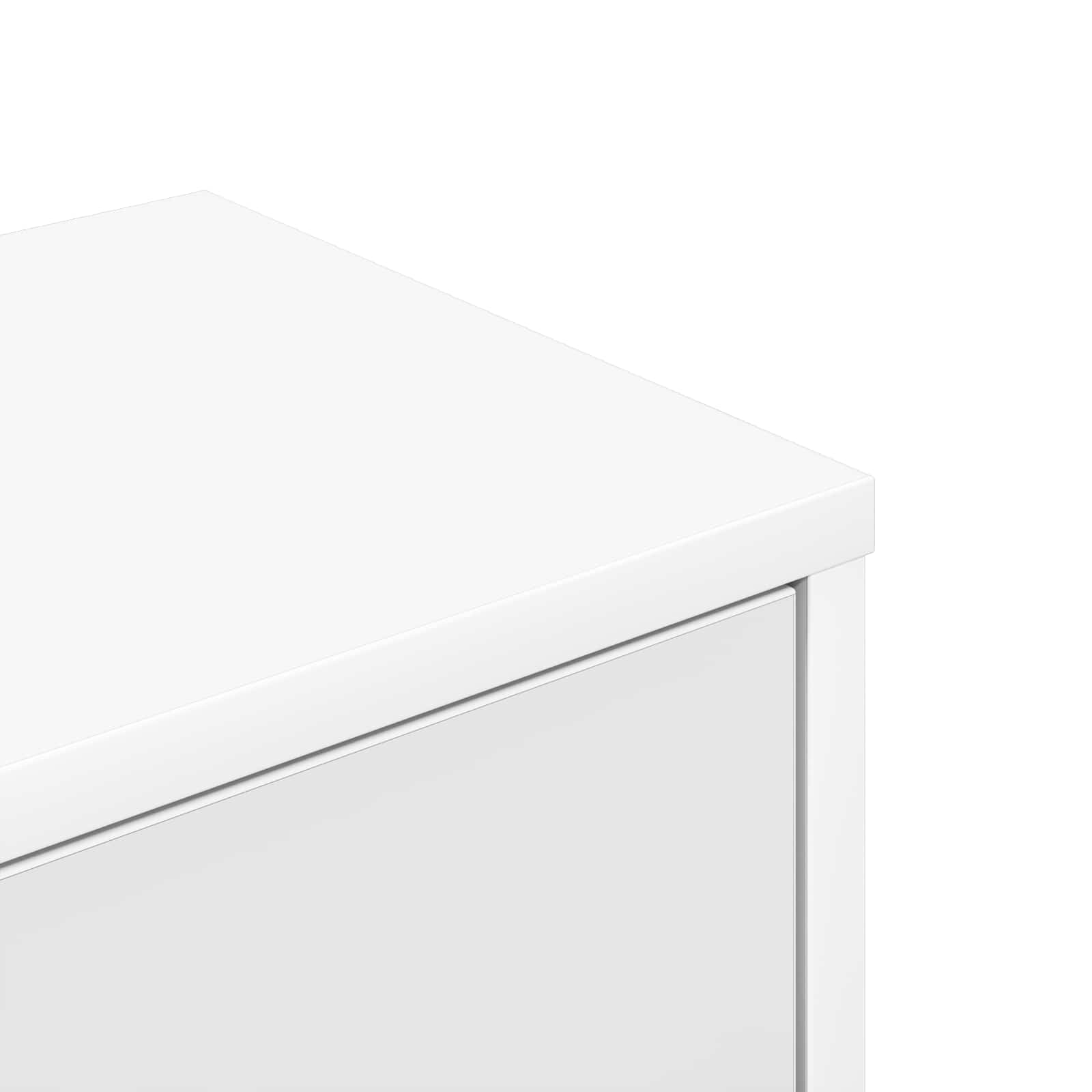 Mensola Angolare da Parete Bianco 48 x 48 x 120 cm | homemem39