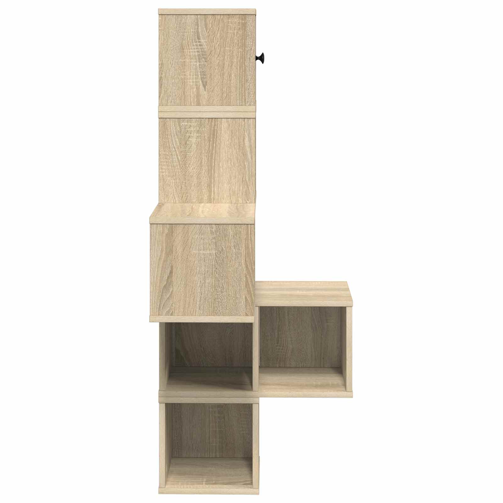 Mensola Angolare da Parete Rovere Sonoma 48 x 48 x 120 cm | homemem39