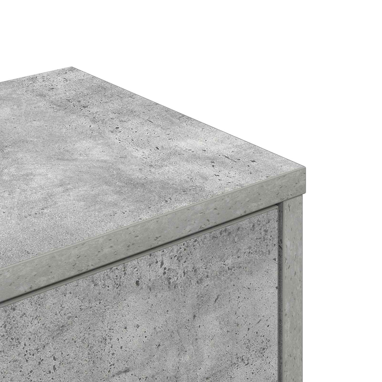 Mensola Angolare da Parete Grigio Cemento 48 x 48 x 120 cm | homemem39