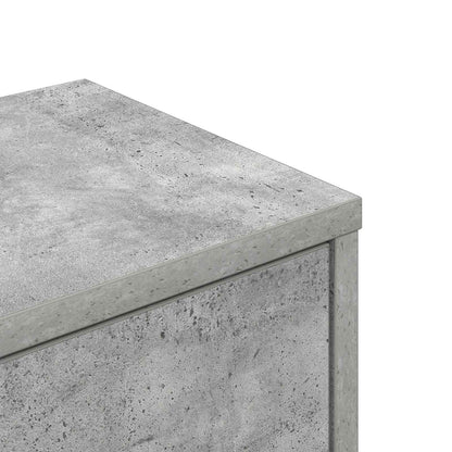 Mensola Angolare da Parete Grigio Cemento 48 x 48 x 120 cm | homemem39