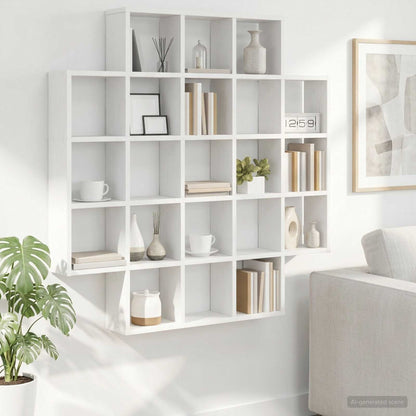Scaffale da parete Bianco 100 x 13 x 100 cm | homemem39