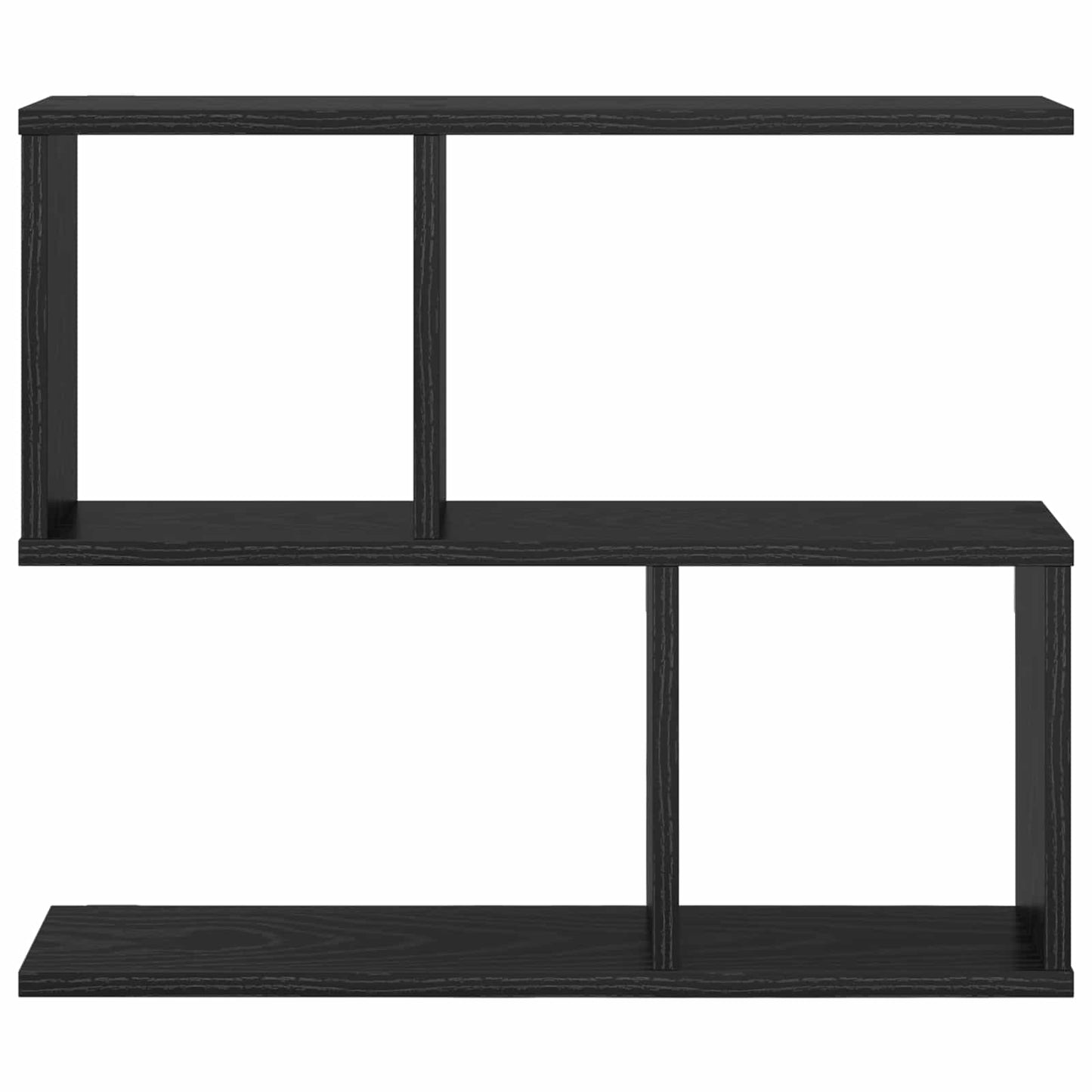Scaffale da parete Rovere Nero 60 x 12 x 50,5 cm | homemem39