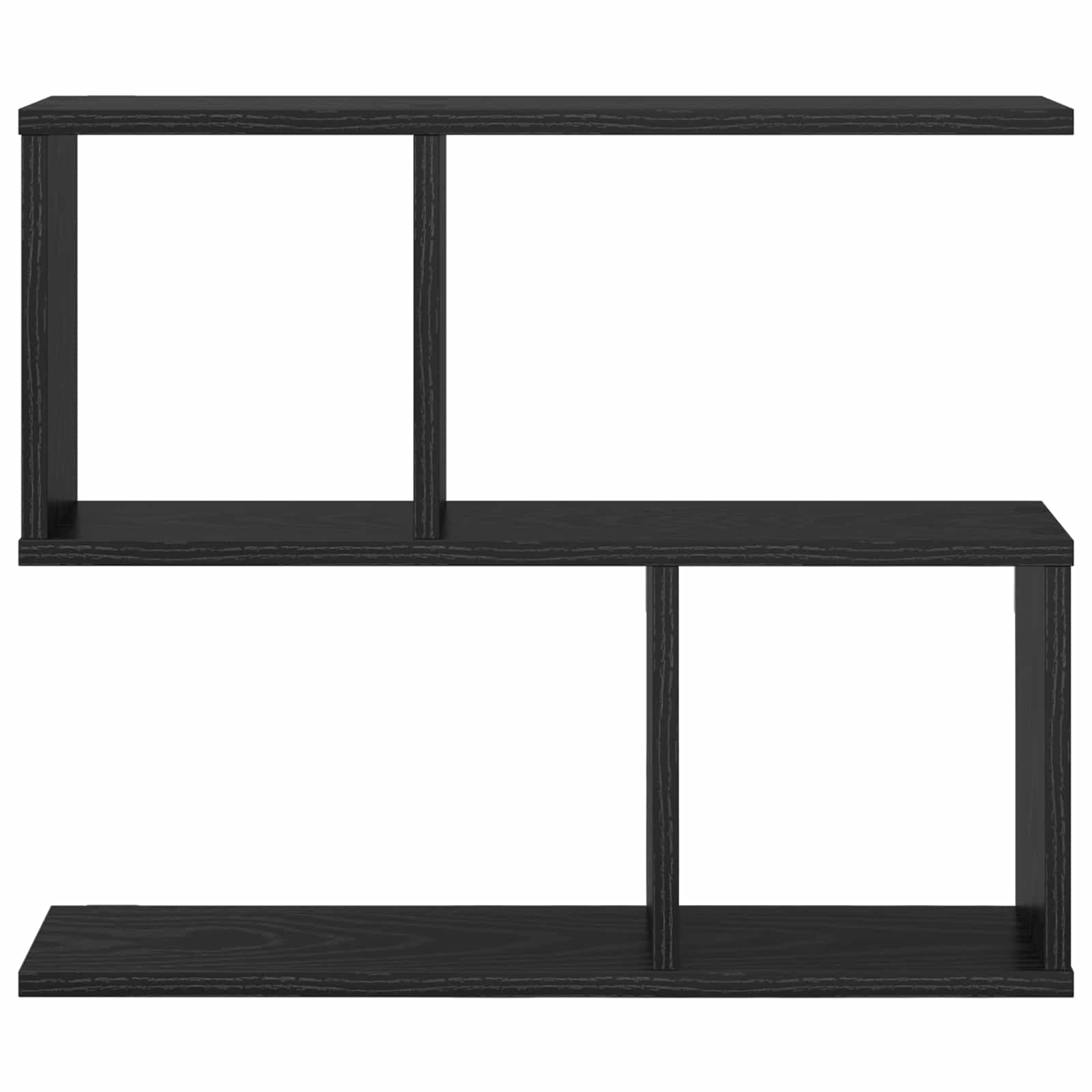 Scaffale da parete Rovere Nero 60 x 12 x 50,5 cm | homemem39