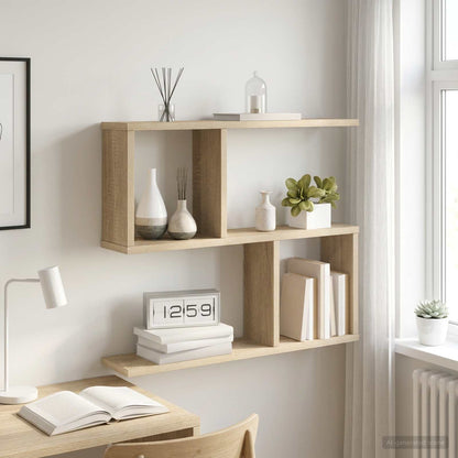 Scaffale da parete Rovere Sonoma 60 x 12 x 50,5 cm | homemem39