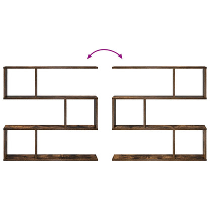 Scaffale da parete Rovere Fumo 80 x 12 x 79,5 cm | homemem39