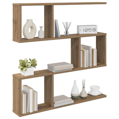 Scaffale da parete Rovere Artigianale 80 x 12 x 79,5 cm | homemem39