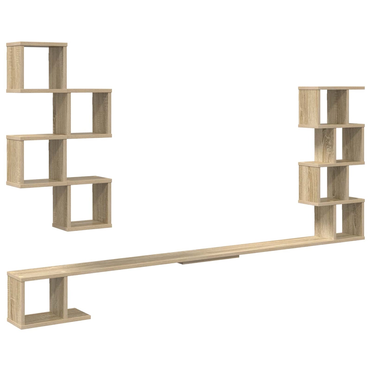 Mensola per TV da muro Rovere Sonoma 180 x 15 x 94 cm | homemem39